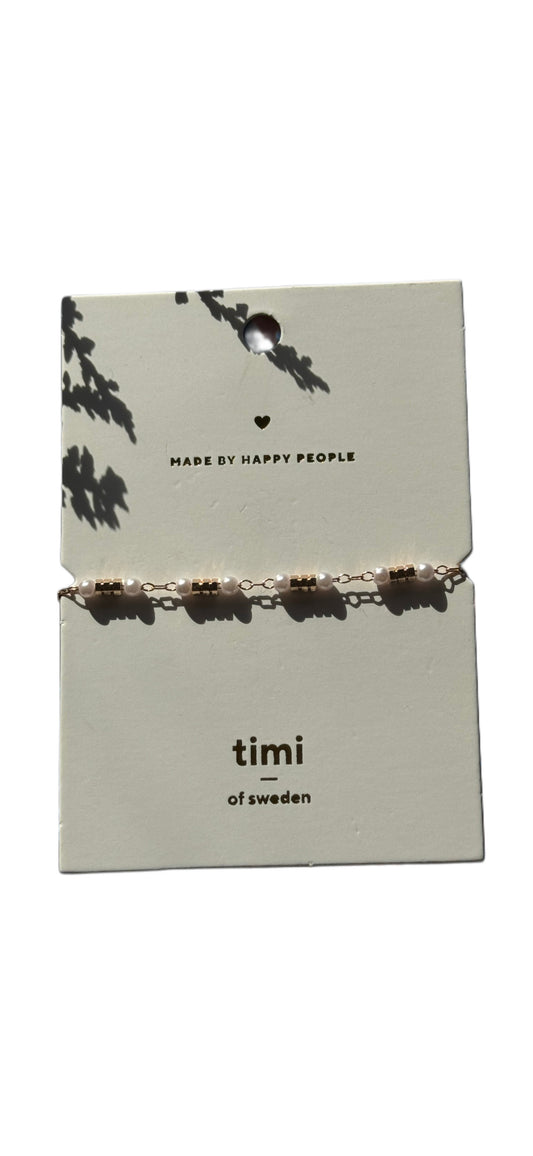 timi Pearl Chain Bracelet